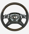 12-15 Mercedes-Benz GL350 GL450 GL550 ML250 ML350 ML400 Wood Steering Wheel # 166-460-15-03-9E38