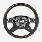 Holzlenkrad für Mercedes-Benz GL350, GL450, GL550, ML250, ML350, ML400 (Baujahre 2012–2015) # 166-460-15-03-9E38