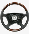 00-06 Mercedes-Benz S500 S600 Walnut Wood & Leather Steering Wheel # 220-460-05-03-9C29