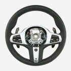 16-24 BMW 840i 850i 530i 540i 740i M Sport Steering Wheel with Carbon Fiber Gear Shift Paddles # 32-30-9-882-000