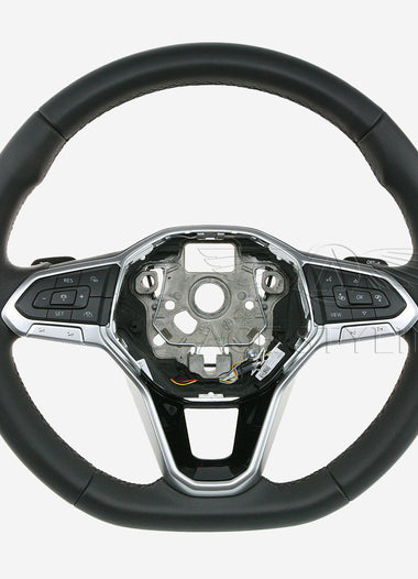 20-23 Volkswagen Golf Passat Arteon DSG Leather Steering Wheel # 5H0-419-089-AK-VDS