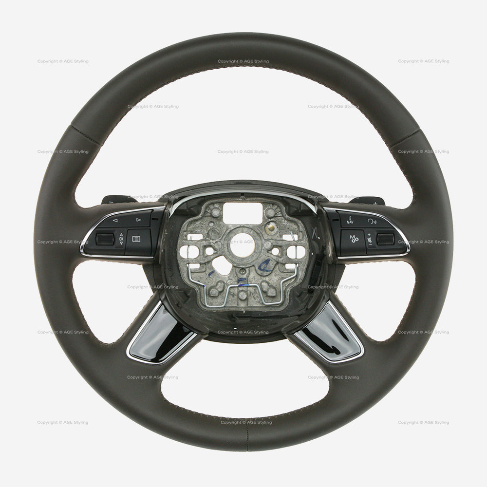 11-18 Audi A8 S8 DSG Steering Wheel # 4H0-419-091-AM-INW