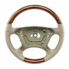05-09 Mercedes-Benz CLK320 CLK350 CLK500 CLK55 CLK63 AMG Walnut Wood Gray Leather Steering Wheel # 219-460-27-03-8L00