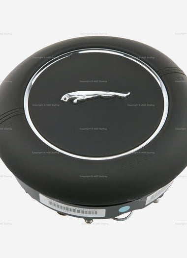 10-19 Jaguar XJ X351 Driver Airbag Black Leather # C2D54290PVJ