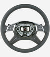 12-15 Mercedes-Benz GL350 GL450 GL550 ML350 ML400 ML550 Grey Leather Steering Wheel # 166-460-91-03-7J14