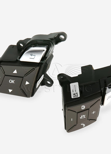12-15 Mercedes-Benz E250 E350 E400 ML250 ML350 ML400 ML63 Brown Steering Wheel Radio Controls Switch Assembly # 166-905-18-00-8490 166-905-19-00-8490