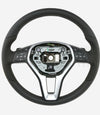 Leather steering wheel equipped with multimedia controls &amp; gear shift paddles