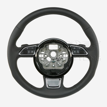 12-18 Audi A6 A7 Tiptronic Leather Steering Wheel # 4G0-419-091-S-INU