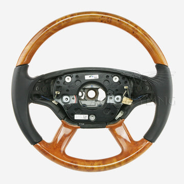09-10 Mercedes-Benz CL550 CL600 CL63 CL65 Poplar Wood Steering Wheel # 221-460-32-03-9E38