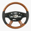 09 Mercedes-Benz S550 S600 S65 AMG Walnut Wood Steering Wheel # 221-460-32-03-9E38