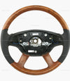 09 Mercedes-Benz S550 S600 S65 AMG Walnut Wood Steering Wheel # 221-460-32-03-9E38