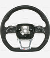 17-21 Audi Q7 S-Line Flat Bottom Steering Wheel # 4M0-419-091-H-PPP