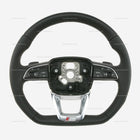 17-21 Audi Q7 S-Line Lenkrad mit abgeflachter Unterseite # 4M0-419-091-H-PPP