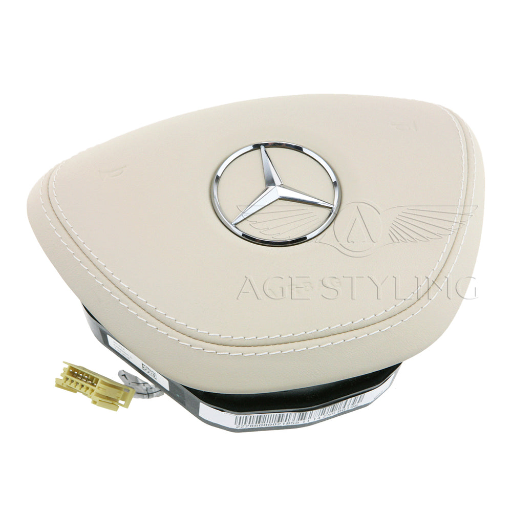 14-17 Mercedes-Benz S550 S600 S63 S65 Driver Airbag Porcelain Designo # 222-860-00-02-1B55