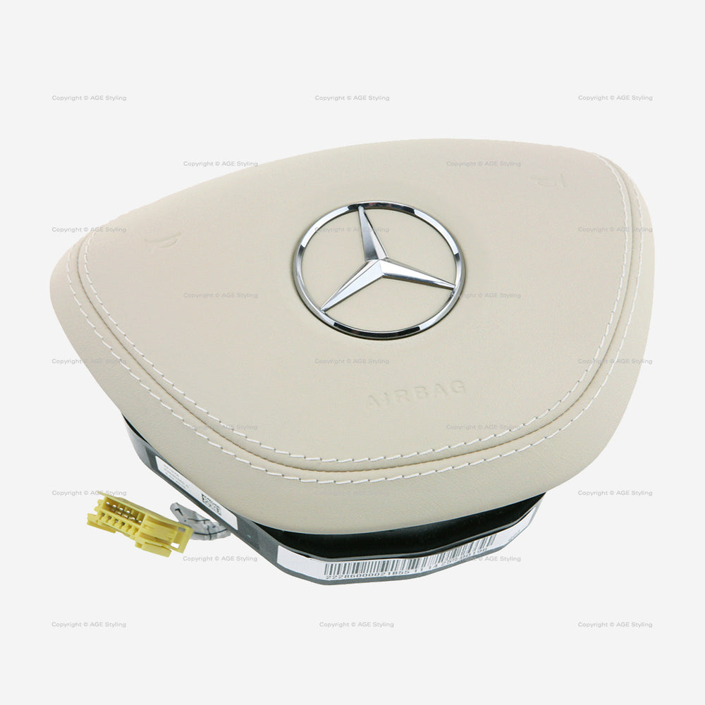 14-17 Mercedes-Benz S550 S600 S63 S65 Driver Airbag Porcelain Designo # 222-860-00-02-1B55