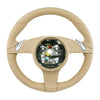12-16 Porsche 911 Cayman Boxster PDK Steering Wheel Luxor Beige # 991-347-803-12-9J9