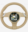 12-16 Porsche 911 Cayman Boxster PDK Steering Wheel Luxor Beige # 991-347-803-12-9J9