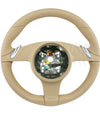12-16 Porsche 911 Boxster 987 Cayman PDK Steering Wheel Luxor Beige # 991-347-803-11-9J9