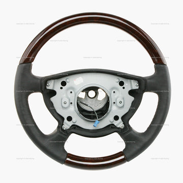 06-12 Mercedes-Benz G550 G55 AMG Walnut Wood & Leather Heated Steering Wheel # 463-460-07-03