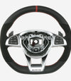 17-20 Mercedes-Benz SLC300 CLC43 AMG Flat Bottom Steering Wheel # 166-460-15-18-3D27