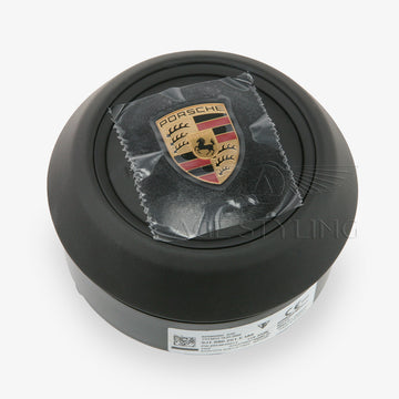 20-24 Porsche Taycan Driver Airbag Black Leather # 9J1-880-201-E-IA6