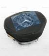 13-18 Mercedes-Benz SL450 SL550 SL63 SL65 Driver Airbag Black Leather # 231-860-19-02-9E38