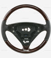 05-11 Mercedes-Benz SLK280 SLK300 SLK350 SLK55 Wood & Leather Steering Wheel # 171-460-02-03-9E37