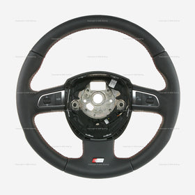 08-09 Audi S5 Leather Steering Wheel # 8T0-419-091-C-YEA