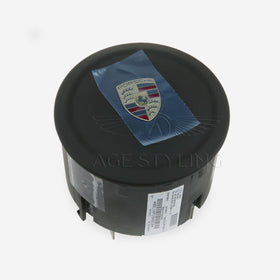 12-16 Porsche 911 Cayman Boxster Driver Airbag Black Leather # 991-803-089-06-A34