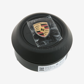 20-25 Porsche 911 992 Driver Airbag Black Leather # 992-880-201-D-TRP