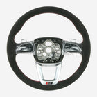 22-24 Audi RS3 Suede Alcantara Steering Wheel # 82A-419-091-AR-TPE
