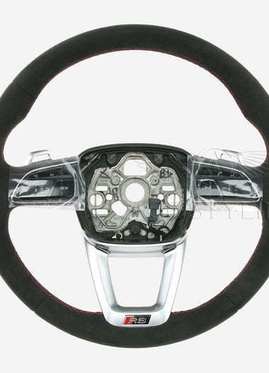 22-24 Audi RS3 Suede ALcantara Steering Wheel # 82A-419-091-AR-TPE