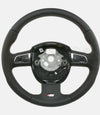 09-12 A4 A5 Audi S-Line Multimedia Leather Steering Wheel # 8K0-419-091-BB-WUL