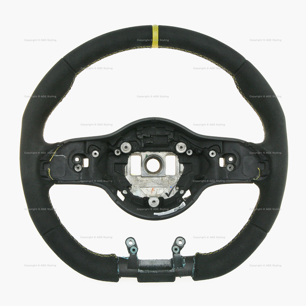 19-21 Mercedes-Benz C300 C43 C63 AMG GT63 S Suede Steering Wheel # 000-460-88-13-1C86