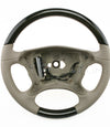 03-06 Mercedes-Benz SL500 SL600 Ash Wood & Beige Leather Steering Wheel # 230-460-30-03-8J09