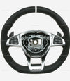 15-18 Mercedes-Benz C63 AMG C43 C300 C400 C450 Flat Bottom Steering Wheel # 205-460-26-03-1B81