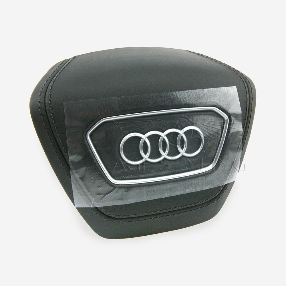 19-23 Audi A6 A7 A8 E-tron Driver Airbag Black Leather # 4N0-880-201-N-1KT