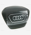 19-24 Audi A6 A7 A8 Driver Airbag Black Leather # 4N0-880-201-L-1KT