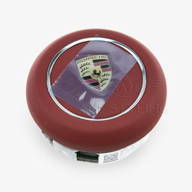 17-24 Porsche Boxster Cayman Spyder Driver Airbag Bordeaux Red Leather # 982-880-201-G-OG6