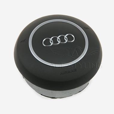 06-08 Audi RS4 Driver Airbag Flat Bottom Euro Steering Wheel # 8E0-880-201-CT-6PS