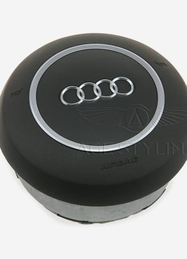 06-08 Audi RS4 Driver Airbag Flat Bottom Euro Steering Wheel # 8E0-880-201-CT-6PS