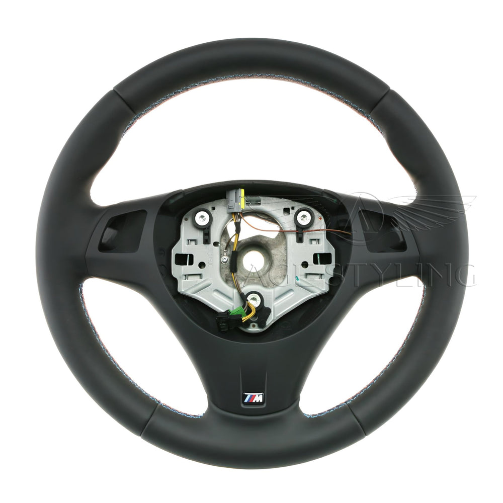 08-13 BMW M3 Manual Steering Wheel M-tricolored stitching # 32-30-2-283-733