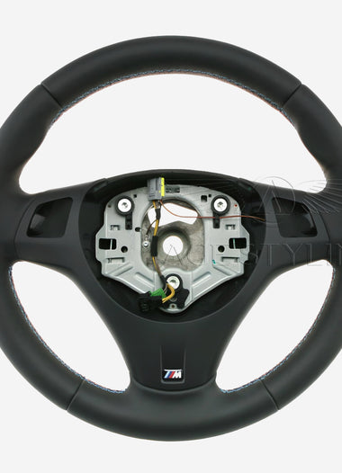 08-13 BMW M3 Manual Steering Wheel M-tricolored stitching # 32-30-2-283-733