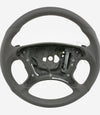 07-09 Mercedes-Benz CLK350 CLK550 CLK63 AMG Steering Wheel Grey Leather # 209-460-33-03-7F62