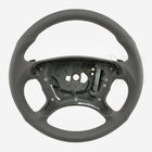 07-09 Mercedes-Benz CLK350 CLK550 CLK63 AMG Steering Wheel Gray Leather # 209-460-33-03-7F62