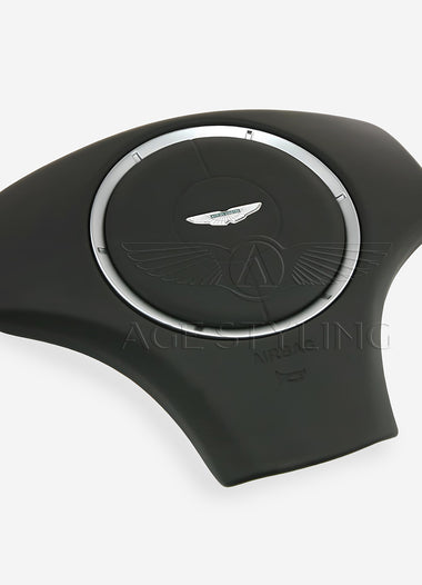 05-18 Aston Martin DBS DB9 V8 V12 Vantage Vanquish Steering Wheel Airbag Front Black Leather