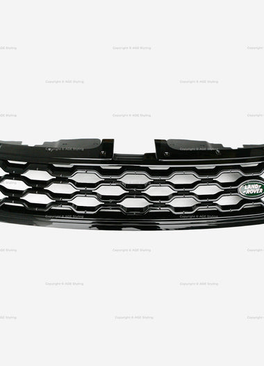 20-23 Range Rover Evoque Radiator Grille Assembly Gloss Black # LR114488