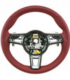 17-19 Porsche 911 Cayman Boxster Red Steering Wheel # 9P1-419-091-FK-OG6