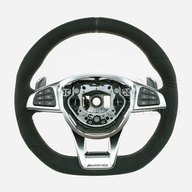 16-20 Mercedes-Benz AMG GT GTC GTR GTS Suede Steering Wheel # 190-460-74-00-9C77