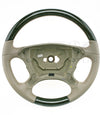 03-06 Mercedes-Benz SL500 SL600 CLK350 CLK500 CLK550 Ash Wood Stone Leather Steering Wheel # 230-460-03-03-8J09